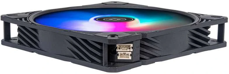 SilverStone Shark Force ventiliatorius, ARGB - 140mm, juodas