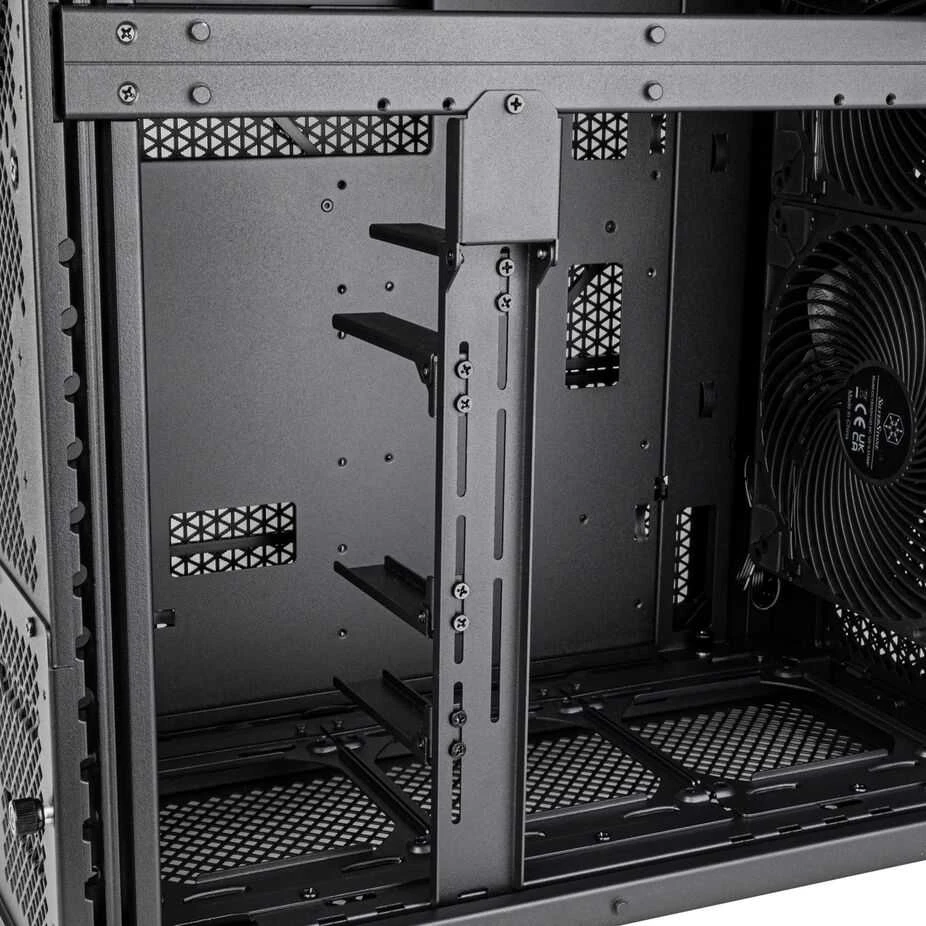 SilverStone SST-ALD1B ALTA D1 Server Big-Tower, SSI-EEB - juodas