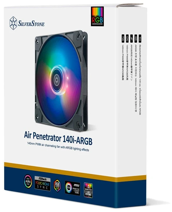SilverStone SST-AP140I-ARGB Air Penetrator 140i, ARGB – 140mm, juodas