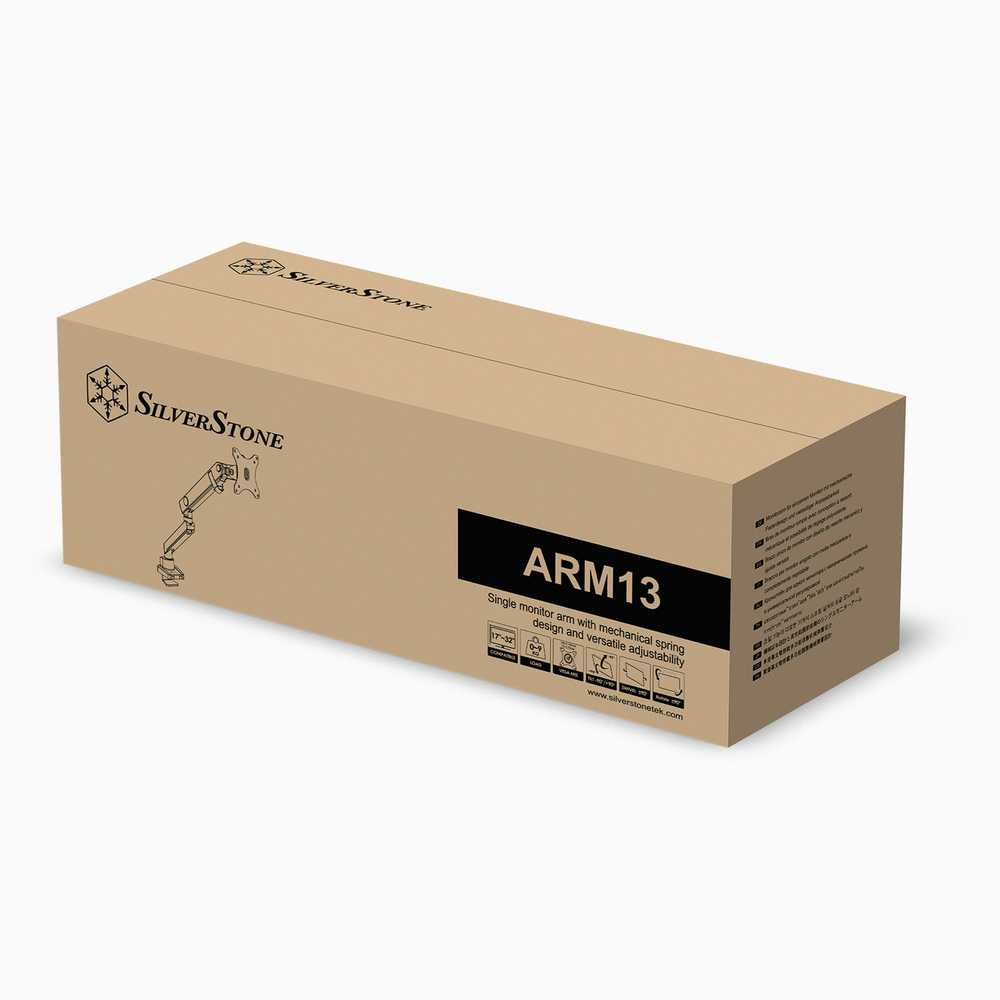 SilverStone Laikiklis biurkowy na monitorius 17'' - 32'' ARM13 (SST-ARM13)