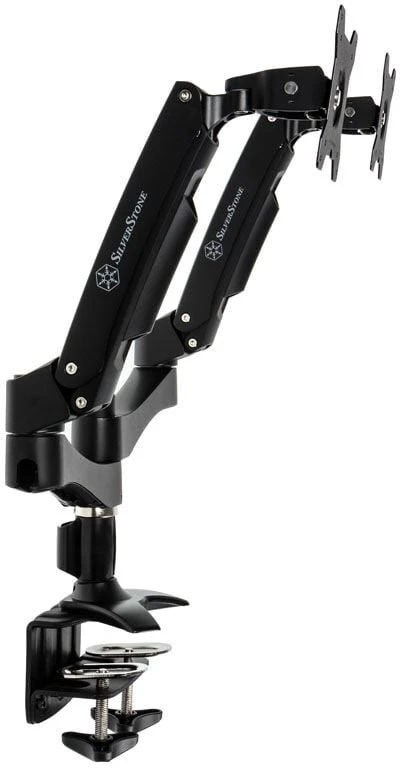 Laikiklis SST-ARM22BC (SST-ARM22BC) „SilverStone“ laikrodžio stalas su 2 monitoriais