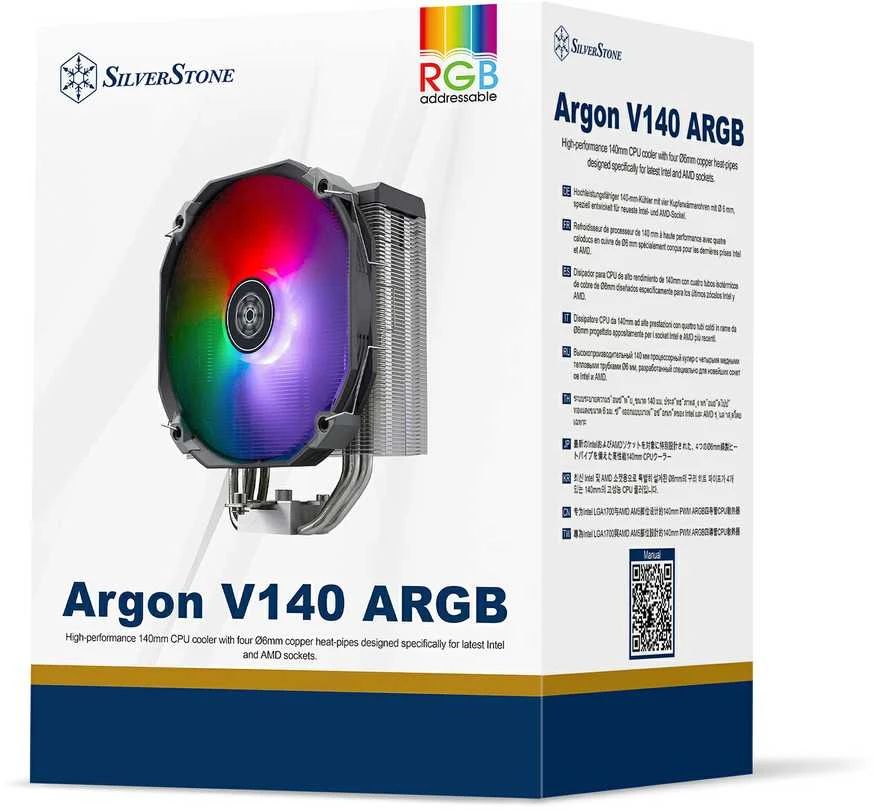 Silverstone SST-ARV140-ARGB procesoriaus aušintuvas