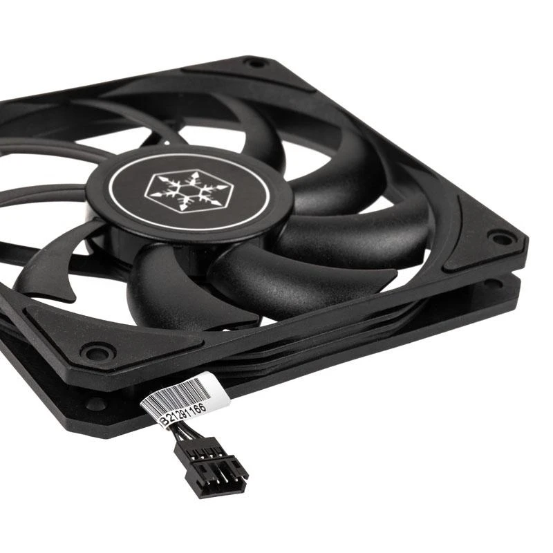 SilverStone SST-AS120B, korpuso ventiliatorius – 120mm