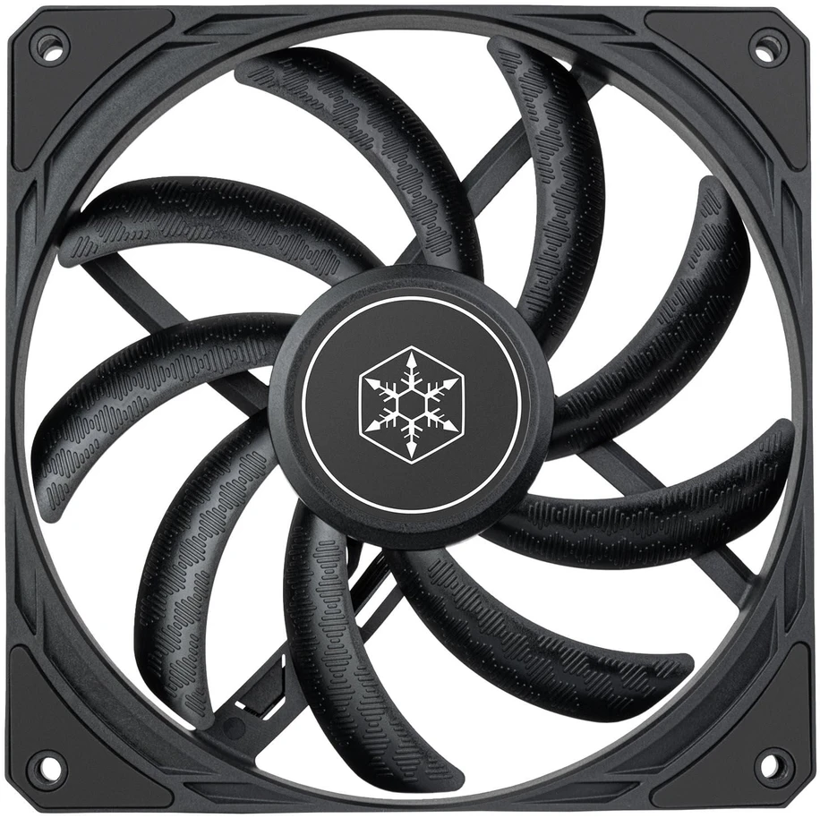 SilverStone SST-AS140B Air Slimmer 140 PWM korpuso ventiliatorius – juodos spalvos