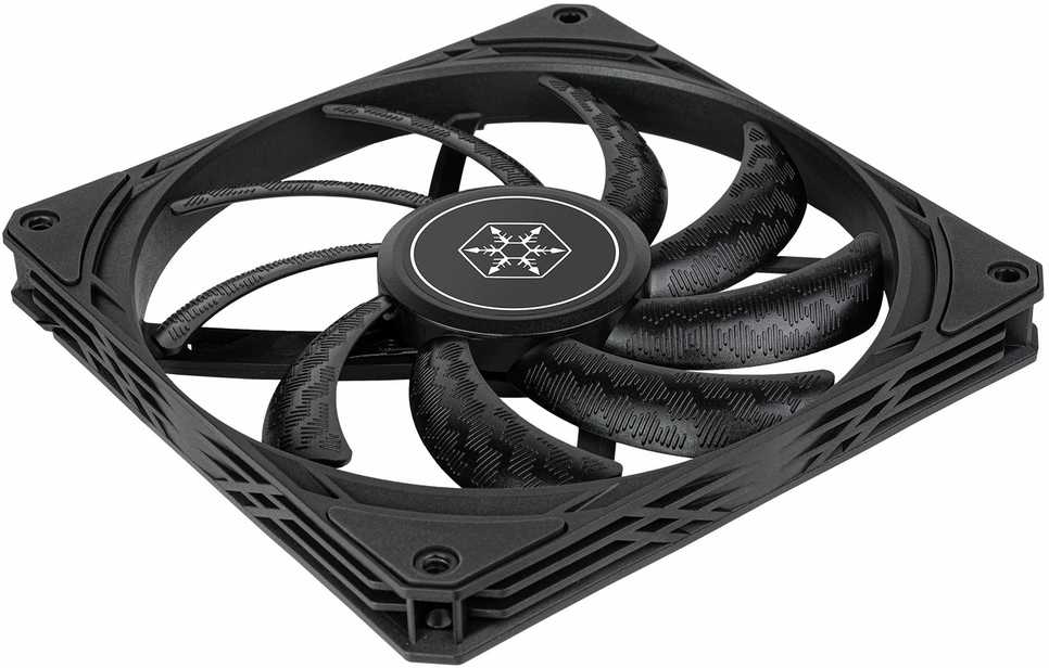 SilverStone SST-AS140B Air Slimmer 140 PWM korpuso ventiliatorius – juodos spalvos