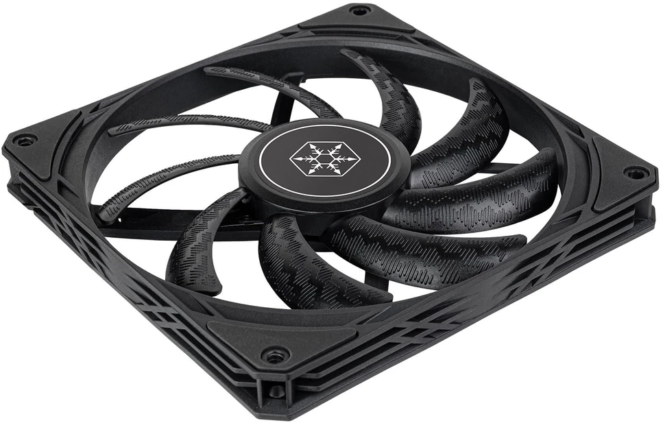 SilverStone SST-AS140B Air Slimmer 140 PWM korpuso ventiliatorius – juodos spalvos
