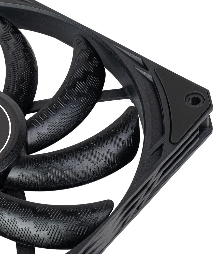 SilverStone SST-AS140B Air Slimmer 140 PWM korpuso ventiliatorius – juodos spalvos