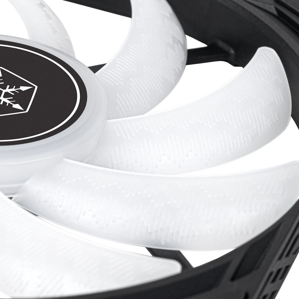SilverStone SST-AS140B-ARGB Air Slimmer 140 PWM Fan – juodas