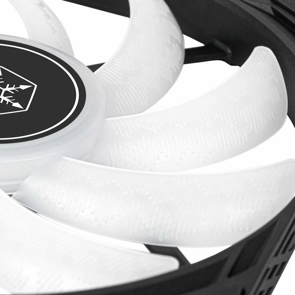 SilverStone SST-AS140B-ARGB Air Slimmer 140 PWM Fan – juodas
