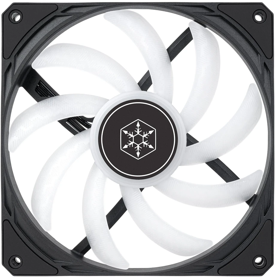SilverStone SST-AS140B-ARGB Air Slimmer 140 PWM Fan – juodas