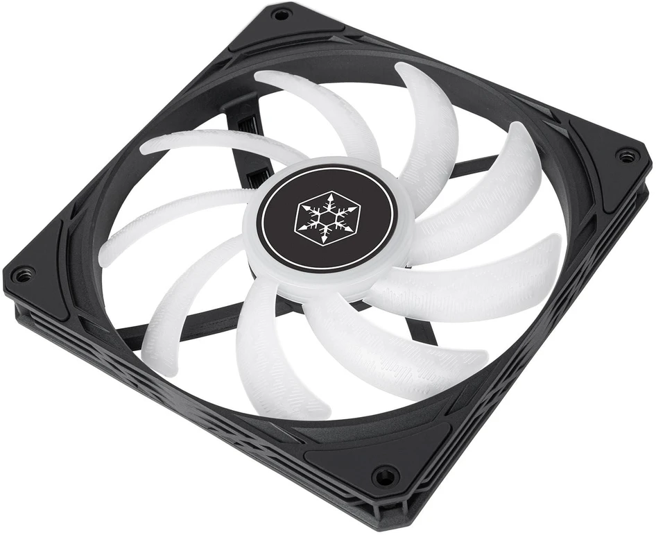 SilverStone SST-AS140B-ARGB Air Slimmer 140 PWM Fan – juodas