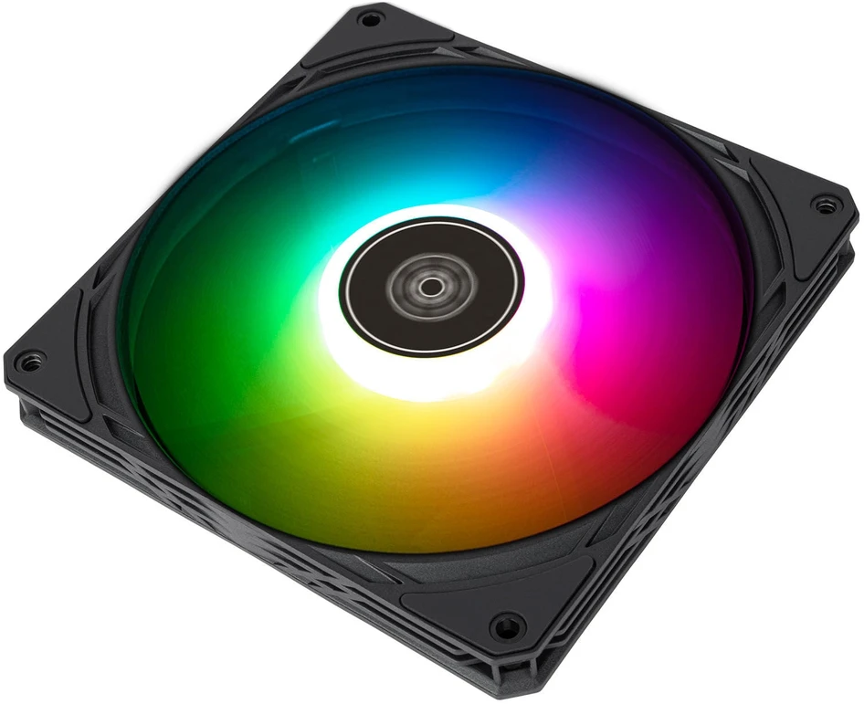 SilverStone SST-AS140B-ARGB Air Slimmer 140 PWM Fan – juodas