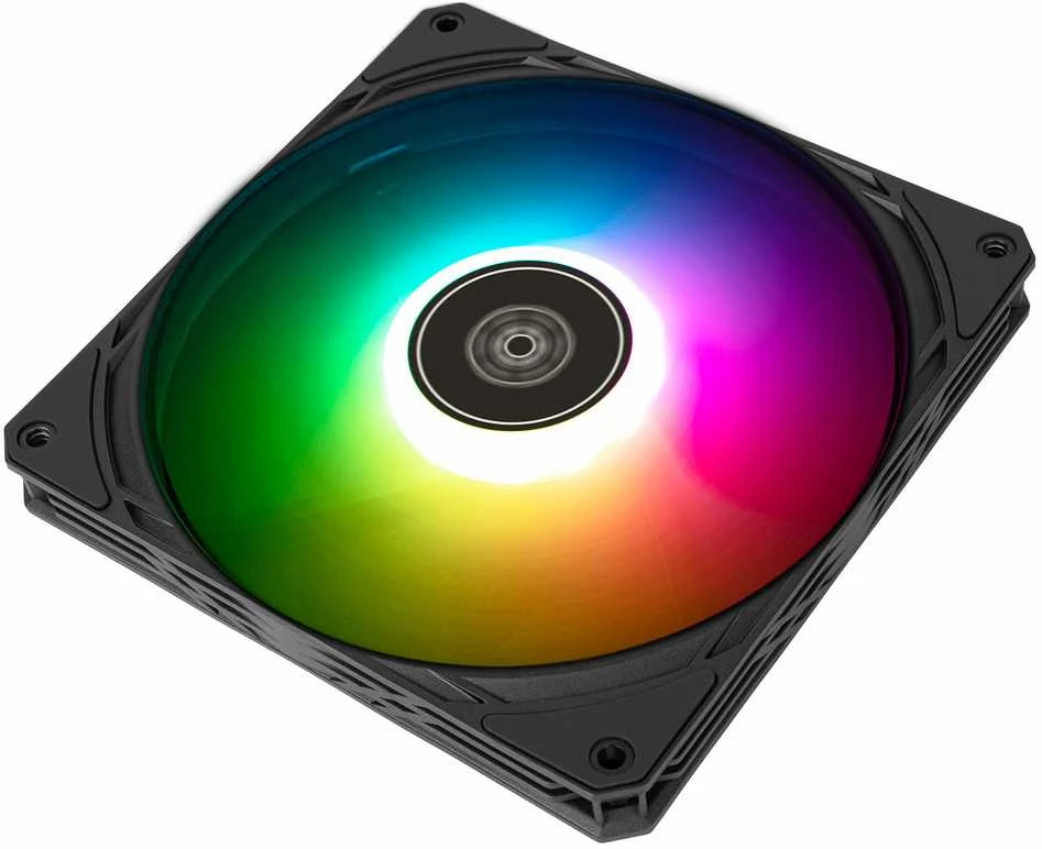 SilverStone SST-AS140B-ARGB Air Slimmer 140 PWM Fan – juodas