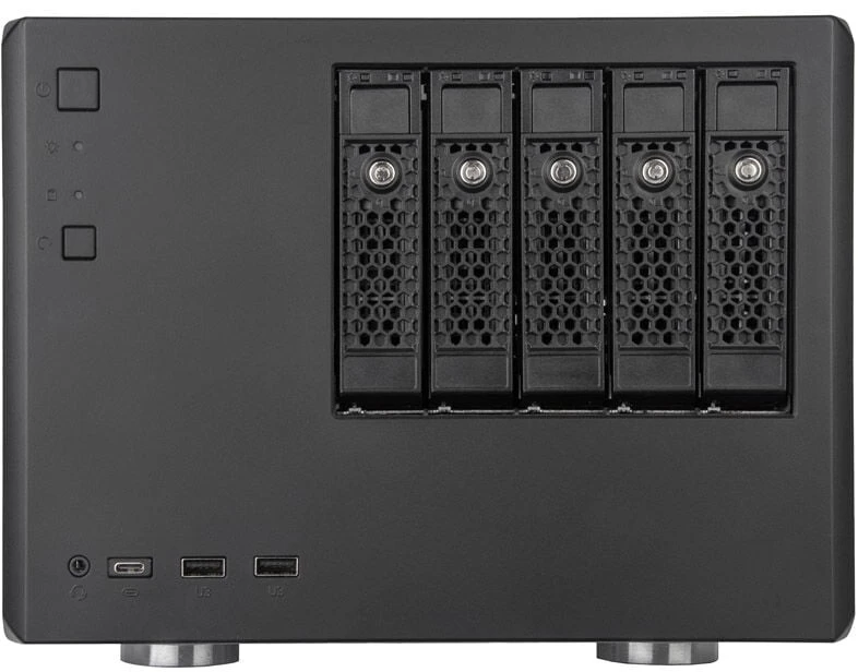 „SilverStone SST–CS351B SAS–12G–/SATA–6G“ jungtis NAS