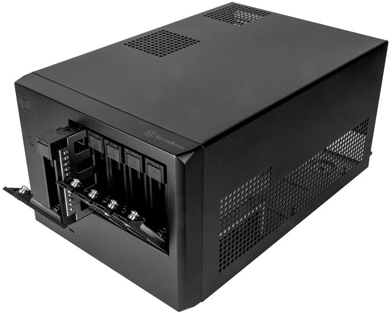 „SilverStone SST–CS351B SAS–12G–/SATA–6G“ jungtis NAS