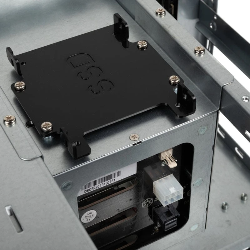 SilverStone SST-CS381 v1.1 Mini-ITX Storage, juodas