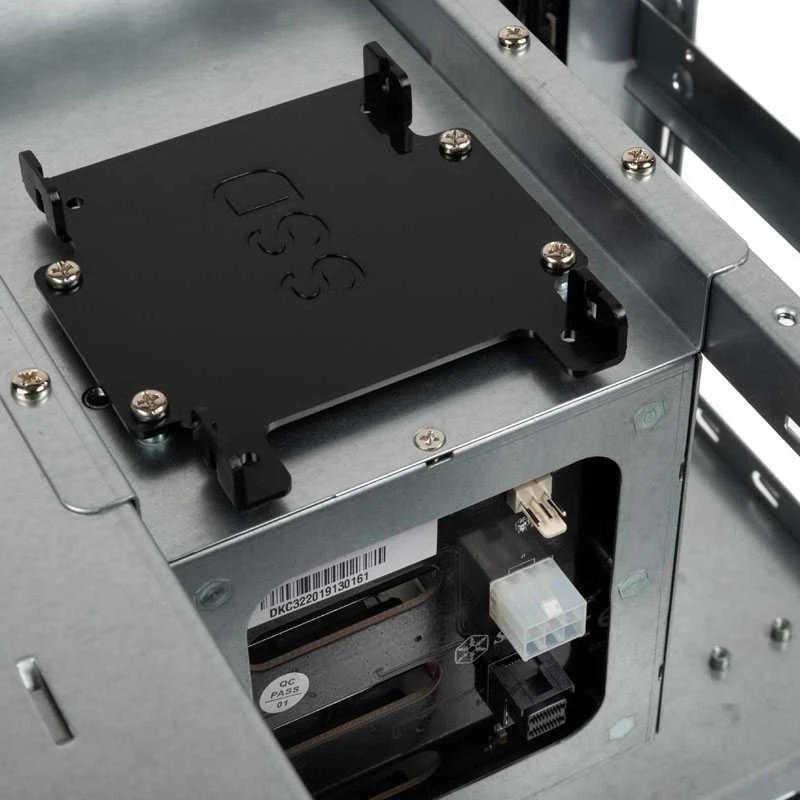 SilverStone SST-CS381 v1.1 Mini-ITX Storage, juodas
