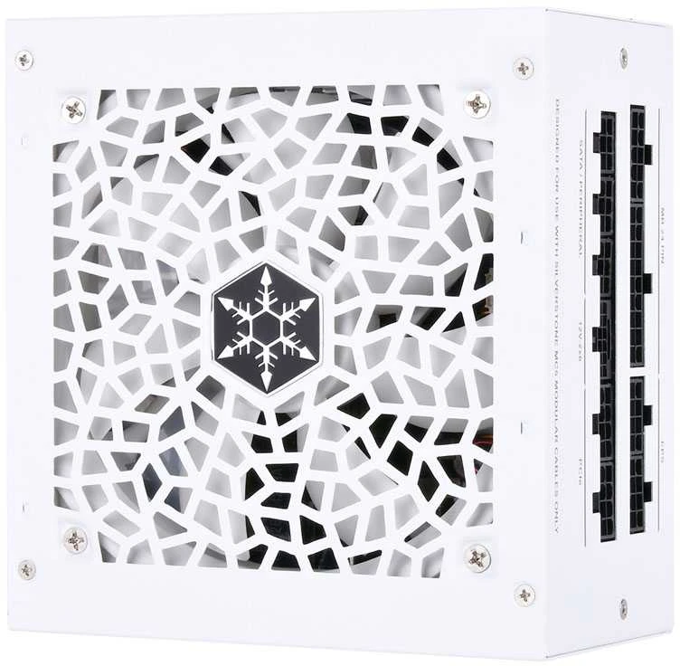 „SilverStone SST-DA750R-GMA-WWW“, kompiuterio maitinimo šaltinis - baltas, 1x 12 kontaktų ATX3.0, 4x PCIe, kabelių valdymas, 750 vatų