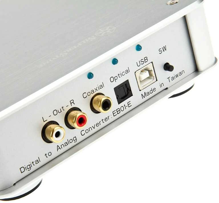 SilverStone SST-EB01S-E Ensemble Digital to Analog Converter – sidabro spalvos