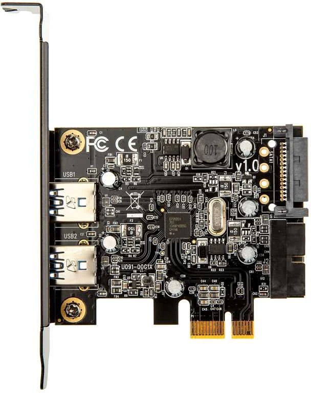 SilverStone BA504 SST-EC04-E PCIe plokštė, skirta 2 vidinėms/išorinėms USB 3.0 jungtims