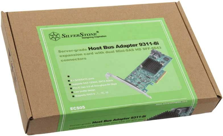 SilverStone Silverstone SST-ECS05 RAID-Contr valdiklis. PCIe x8 su 8x SAS/SATA (9311-