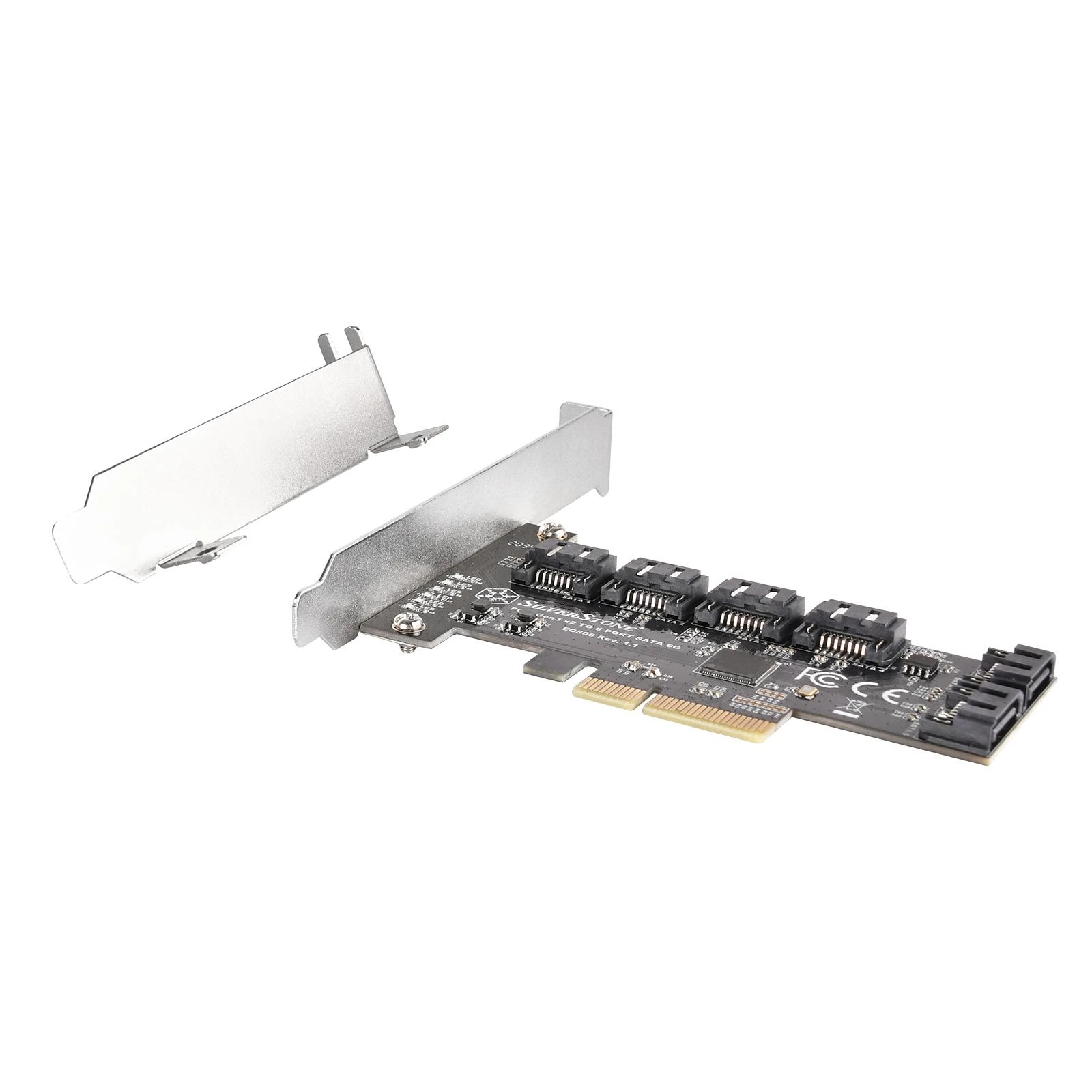 Kontroler SilverStone PCIe 3.0 x4 - 6x SATA III (SST-ECS06)
