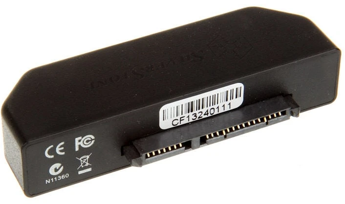 Kieszeń SilverStone (SSTEP02BUSB3.0zuSATAAdapterschwarz)