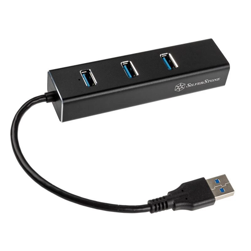 SilverStone USB šakotuvas su trimis USB-A 3.0 jungtimis