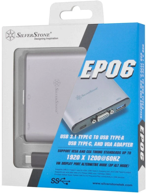 „SilverStone EP06C“ stotis / replikatorius (SST-EP06C)