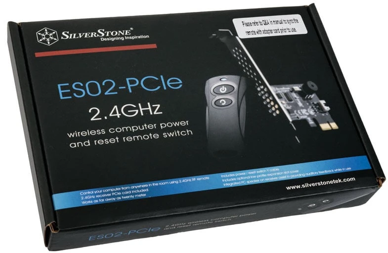 SilverStone SST-ES02-PCIe – nuotolinio valdymo pultas kompiuterio įjungimui/išjungimui