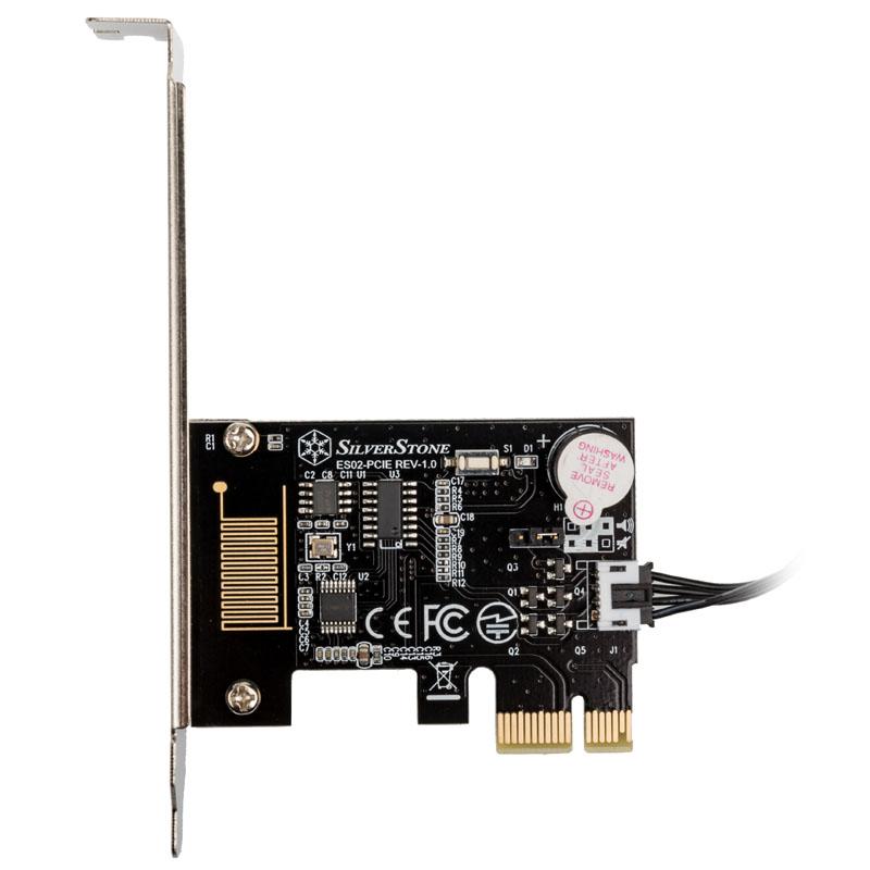 „SilverStone SST-ES02-PCIe“ – nuotolinio valdymo pultas, skirtas kompiuterio įjungimui / išjungimui