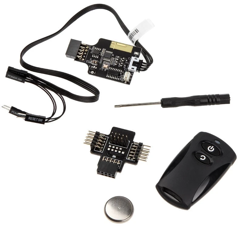 SilverStone SST-ES02-USB, nuotolinio valdymo pultas kompiuterio įjungimui / išjungimui