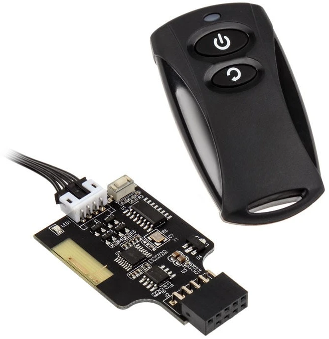 SilverStone SST-ES02-USB, nuotolinio valdymo pultas kompiuterio įjungimui / išjungimui