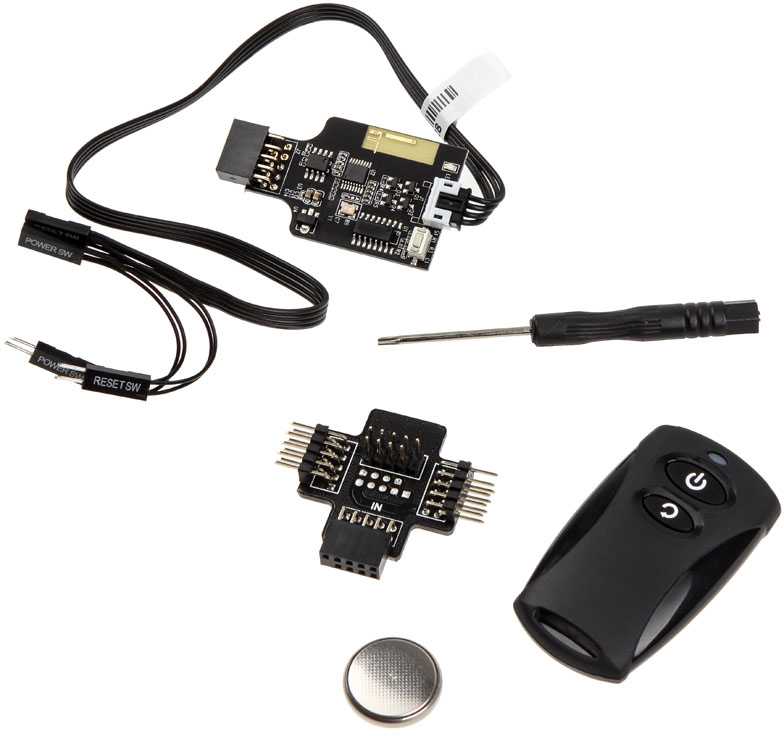 SilverStone SST-ES02-USB, nuotolinio valdymo pultas kompiuterio įjungimui / išjungimui