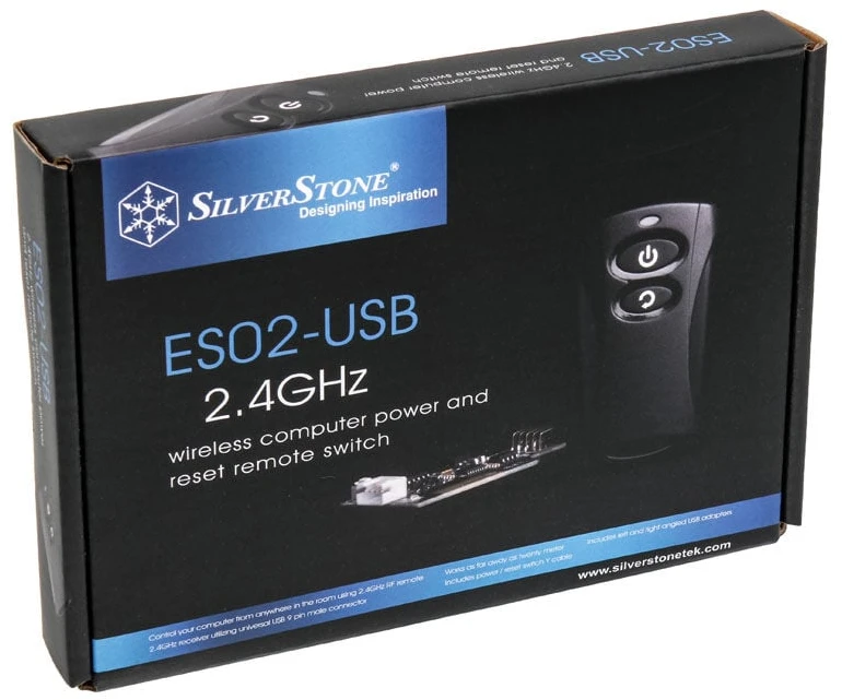 SilverStone SST-ES02-USB, nuotolinio valdymo pultas kompiuterio įjungimui / išjungimui