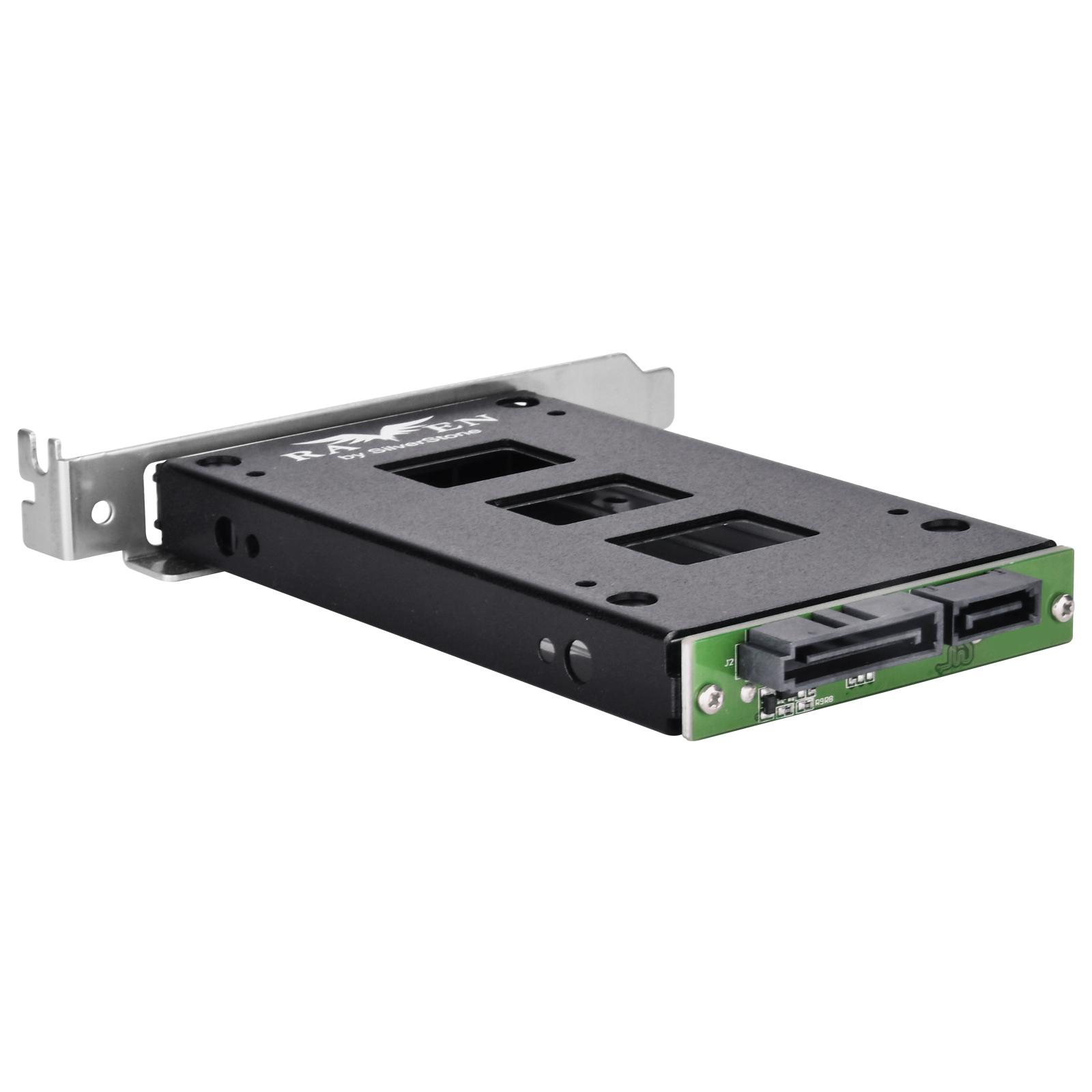 Kieszeń SilverStone SilverStone SST-EXB02 - Internes Festplatten Gehäuse für PCI Slot - 2,5 col.