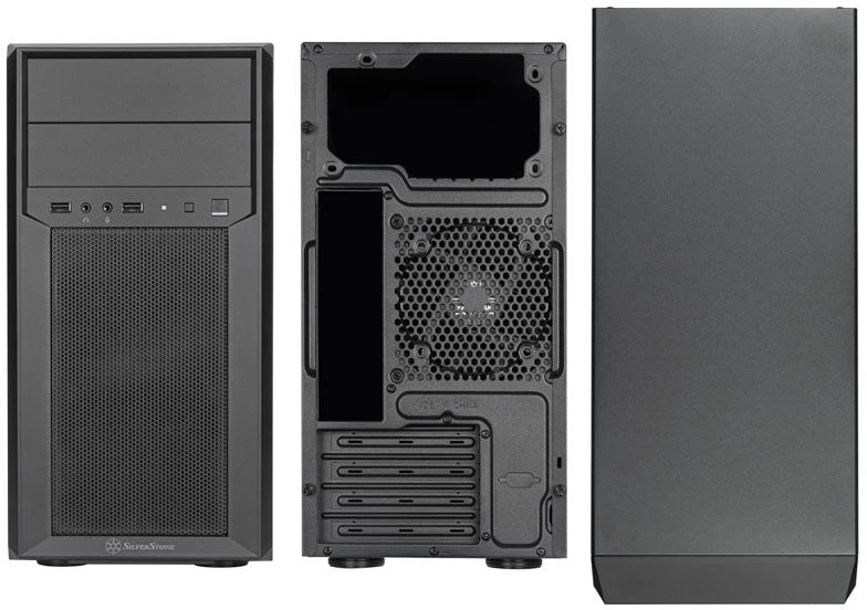 „Silverstone SST-FA313-B“ mikro-ATX korpusas