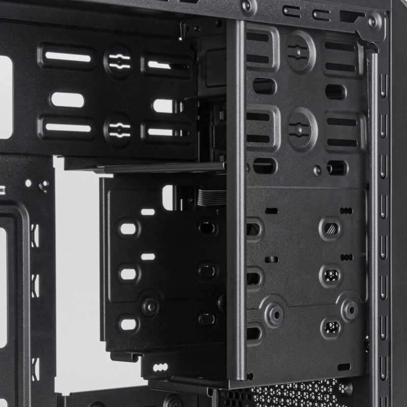 „Silverstone SST-FA313-B“ mikro-ATX korpusas