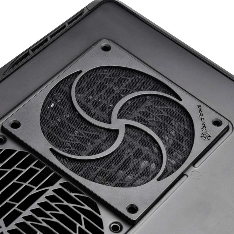 „SilverStone SST-FF125B“ magnetinis didelio srauto dulkių filtras, juodas – 120 mm