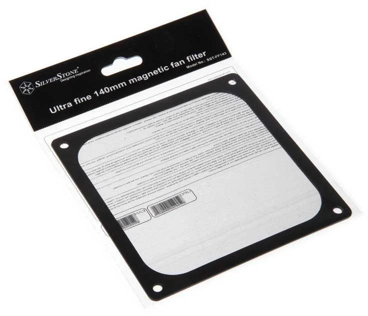 SilverStone Fan filter SST-FF143B 140 x 140 x 1.5 mm