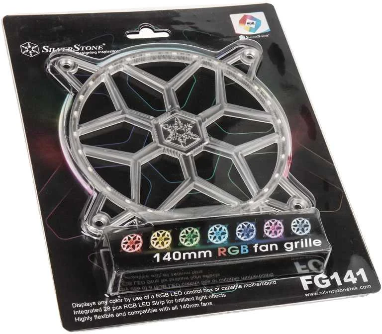 SilverStone RGB apšvietimas, skirtas 140 mm ventiliatoriui (SST-FG141)