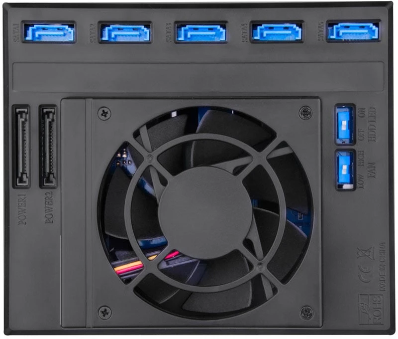 SilverStone SST-FS305-12G 3.5" 5-Bay External Case - Juodas