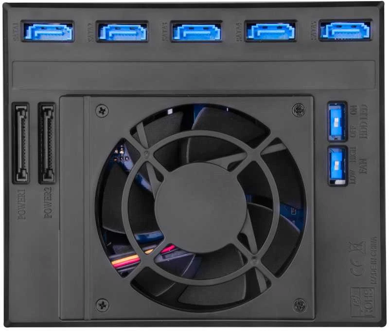 SilverStone SST-FS305-12G 3.5" 5-Bay External Case - Juodas