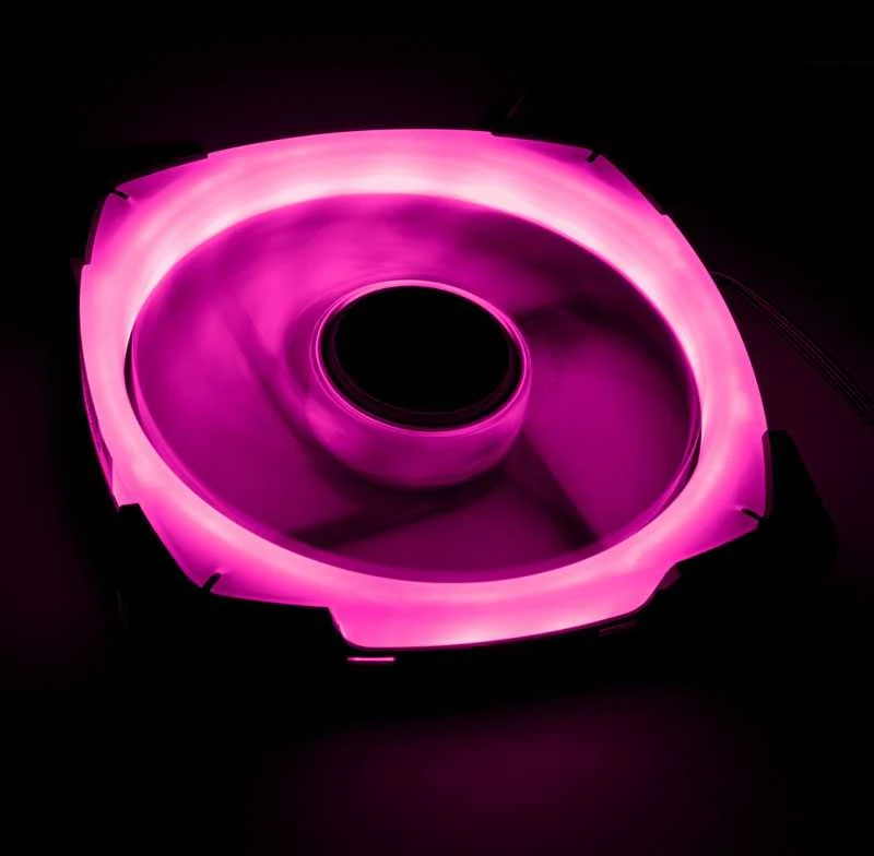 Silverstone 120mm RGB LED korpuso ventiliatorius