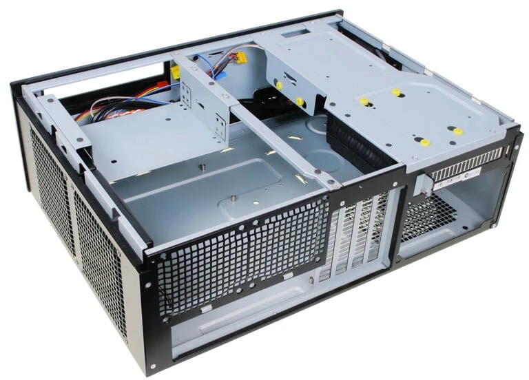 PC korpusas Silverstone SST-GD04B USB 3.0 Grandia HTPC Micro ATX, Juodas