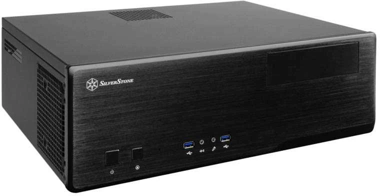 SilverStone Grandia 05 Kompiuterio važiuoklė USB 3.0 x 2, Mic x1, Spk x1, Juodas, Micro ATX, Maitinimo blokas Komplekte Ne