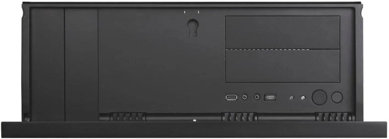 „SilverStone SST–GD07B–C“ – „Grandia Airflow“ stacionarus kompiuteris, USB–C – juodas