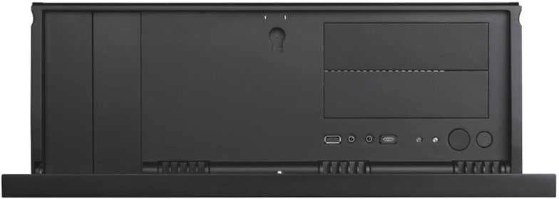 „SilverStone SST–GD07B–C“ – „Grandia Airflow“ stacionarus kompiuteris, USB–C – juodas