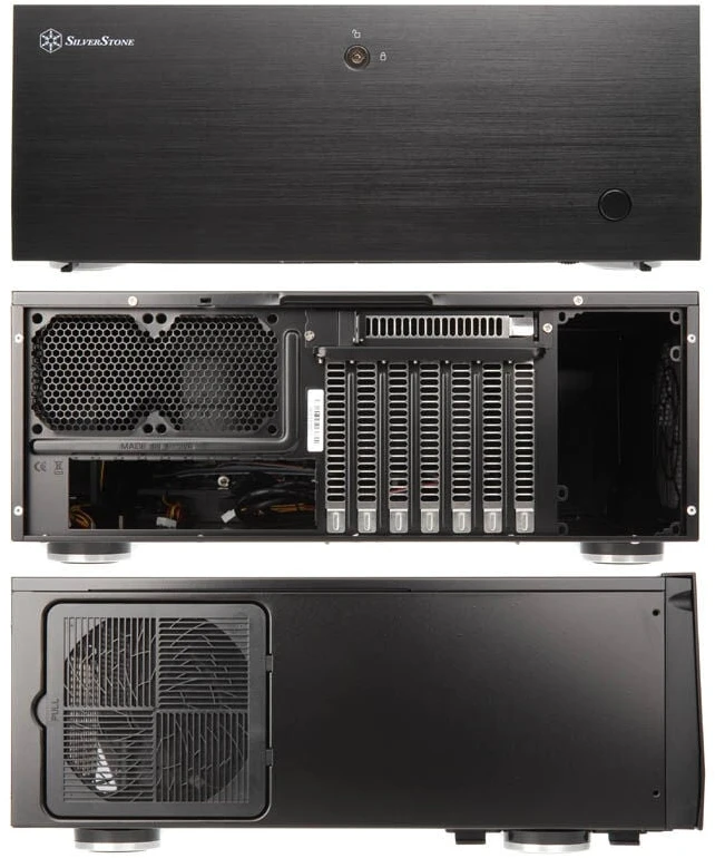 SilverStone SST–GD07B USB 3.0 Grandia Desktop – juoda