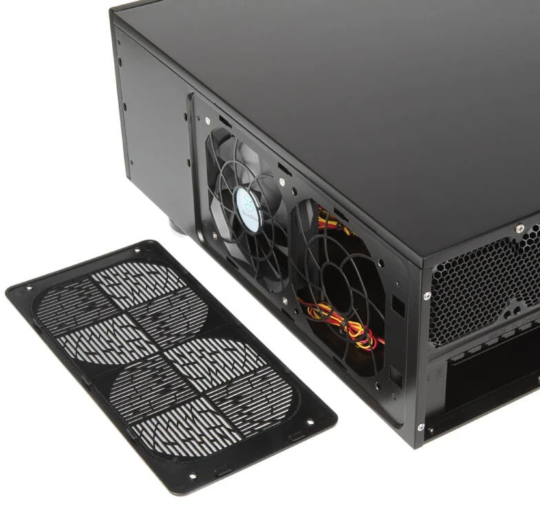 SilverStone SST–GD08B USB 3.0 Grandia Desktop – juoda
